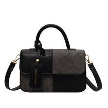 Load image into Gallery viewer, Women's Contrasting Color Patchwork Crossbody Shoulder Bag - Compact Square Handbag by Sarah Express