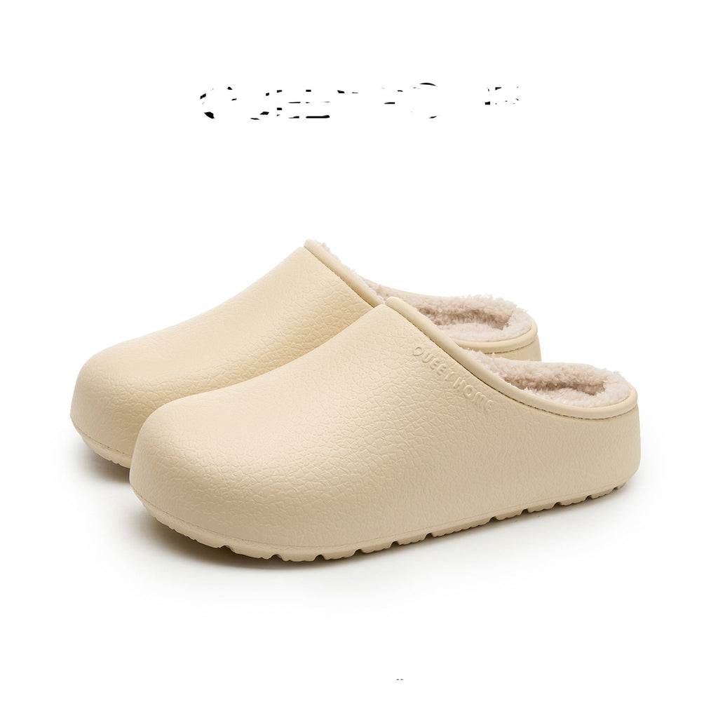 Fleece-Lined Waterproof Slippers