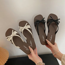Load image into Gallery viewer, Women's Bow-Tie Beach Sandals - Non-Slip PVC Slides for Summer
