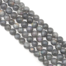 Load image into Gallery viewer, Genuine Purple Labradorite, 6mm/8mm/10mm Round Smooth Beads, Sku#U1622