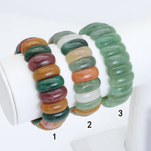 Load image into Gallery viewer, 9x21mm Curved Rectangle Stretchy Bracelet, Sku#U1983