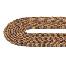 Load image into Gallery viewer, 2x4mm Rondelle Smooth Tiger Eye Beads, Sku#U1962
