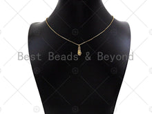 Load image into Gallery viewer, CZ Micro Pave Hand Shape Pendant/Charm,Cubic Zirconia Charm,
