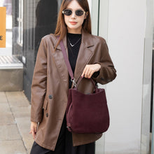 Load image into Gallery viewer, Genuine Leather Crossbody Bag Women - Urban Minimalist Shoulder Bag