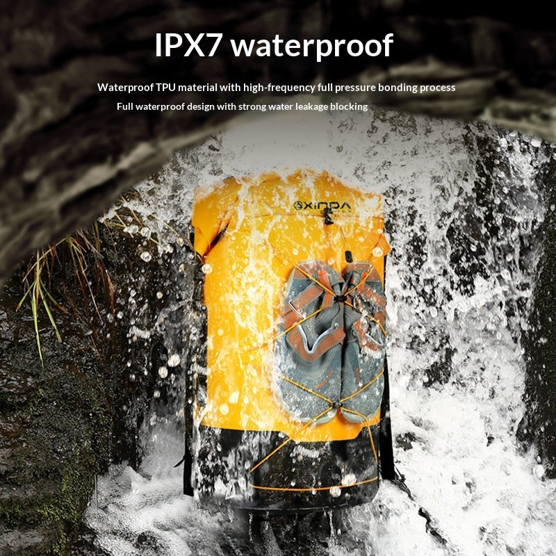 IPX7 Waterproof Backpack with Dry-Wet Separation - 16L/26L/36L Outdoor Adventure Bag