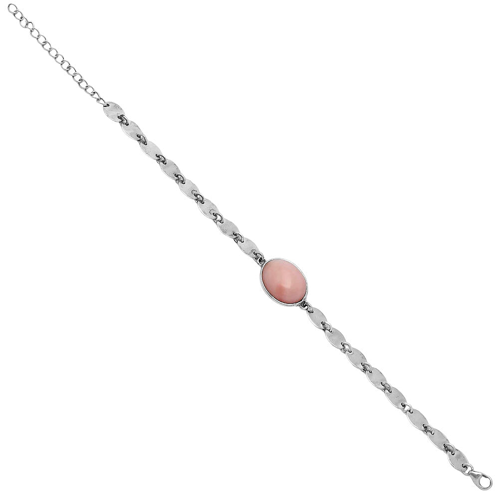 Premium Quality Natural Pink Opal - Australia Bracelet B-1044 48-EB10520