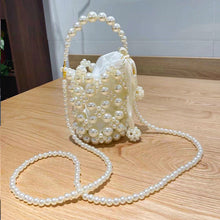 Load image into Gallery viewer, Handwoven Pearl Crossbody Bag