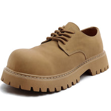 Load image into Gallery viewer, Men's British Style Height Increasing Leather Dress Shoes - Premium Derby Oxfords
