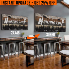 Load image into Gallery viewer, Upgrade Your 48x24 Inches 'Fishing And Hunting' (Style 3) Canvas To 60x30 Inches