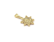 Load image into Gallery viewer, Gold Spike Eye Charm, LK541