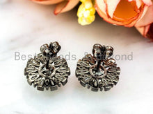 Load image into Gallery viewer, CZ with Pearl Stud Earring, Sku#O61