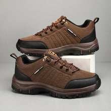 Load image into Gallery viewer, Unisex Waterproof Leather Hiking Shoes – Lightweight Outdoor Low-Top Boots