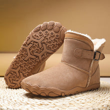 Load image into Gallery viewer, Women's Flat Ankle Boots | Non-Slip Suede Casual Buckle Boots | Sizes 35–46
