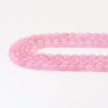 Load image into Gallery viewer, Rice Shape Faceted Pink Jade Beads, Sku#U1716