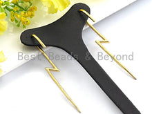 Load image into Gallery viewer, Colorful CZ Long Spike Dangle Earrings, Sku#J141