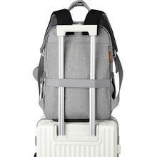 Load image into Gallery viewer, Waterproof Plaid Stroller Bag with USB Charging Port &amp; Dry-Wet Separation – Lightweight Baby Diaper Bag