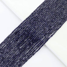 Load image into Gallery viewer, 2x2mm Faceted Cube Blue Goldstone Beads, Sku#U1795