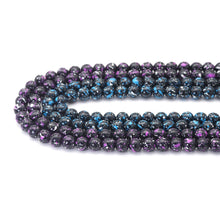 Load image into Gallery viewer, Natural Purple/Blue Hematite Round Smooth Beads, Sku#S158