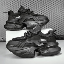Load image into Gallery viewer, Men's Breathable Height-Enhancing Casual Sneakers - Thick Sole Lace-Up Shoes
