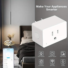 Load image into Gallery viewer, 2-Pack: WiFi Smart Plug – 15A, Timer &amp; App Control, Works with Alexa &amp; Google Home