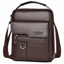 Load image into Gallery viewer, Men's Lychee-Grain PU Leather Business Crossbody Shoulder Bag - Premium Commuter Messenger Bag
