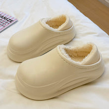 Load image into Gallery viewer, Minimalist Cotton Shoes For Couples – Faux Fur Lined Flat Slip-On Sneakers