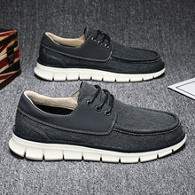 Load image into Gallery viewer, Men's Breathable Canvas Casual Shoes - Lightweight Lace-Up Sneakers for Everyday Wear