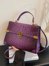Load image into Gallery viewer, Large-Capacity Women's Handbag – Crocodile Pattern PU Leather Purse