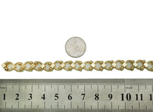 Load image into Gallery viewer, 18K Gold Round Ball Diamond Link Chain by Yard, sku#E550