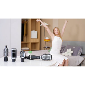 SKIMI Hair Dryer Brush, Hot Air Brush, Blow Dryer Brush Tool Set Straightener/Dryer/Curling Plastic, Curling Brush Hair Dryer