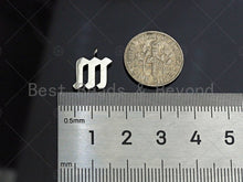 Load image into Gallery viewer, Silver Initial Charm, Silver Alphabet Charm, Y303