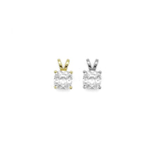 Load image into Gallery viewer, Gold Big Clear CZ Diamond Charm, Sku#LK867