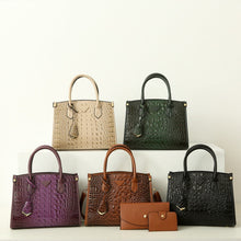 Load image into Gallery viewer, Vintage Crossbody Statement Handbag Set for Women - PU Leather Retro Shoulder Bag