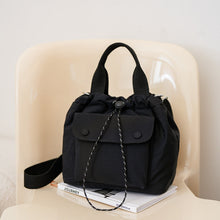 Load image into Gallery viewer, Women's Lightweight Oxford Cloth Shoulder Bag - Versatile Everyday Bucket Bag