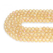 Load image into Gallery viewer, Mystic Citrine Round Faceted Beads, Sku#U2213