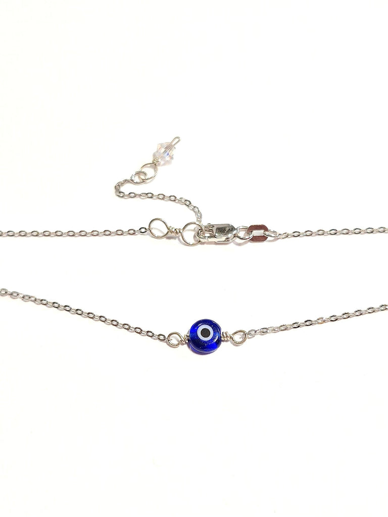 Evil Eye necklace, evil eye choker necklace