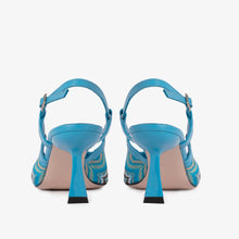 Load image into Gallery viewer, The Napoli Blue Leather Slingback Women Sandal