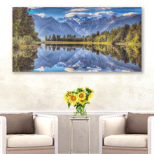Load image into Gallery viewer, "Mirror Lake", Lake Matheson Canvas Wall Art