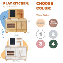 Load image into Gallery viewer, Wooden Play Kitchen