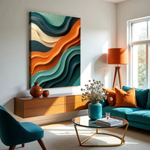 Load image into Gallery viewer, Wave Abstract Wall Art