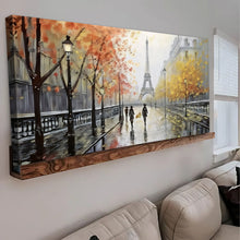 Load image into Gallery viewer, Parisian Rain Cityscape Wall Art