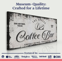 Load image into Gallery viewer, Coffee Bar Sign IV