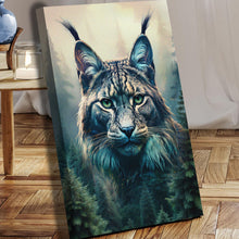 Load image into Gallery viewer, Lynx Double Exposure Wall Art
