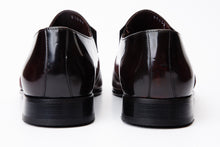 Load image into Gallery viewer, The Everest Burgundy &amp; Burneshed Leather Cap Toe Dress Loafer Men Shoe