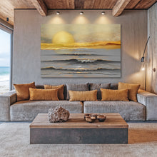 Load image into Gallery viewer, Golden Horizon Calm Wall Art