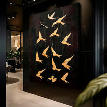 Load image into Gallery viewer, Abstract Flying Swallow Wall Art