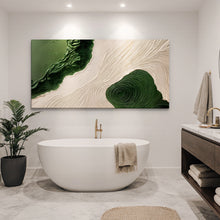 Load image into Gallery viewer, Green Rivers Abstract Wall Art XII