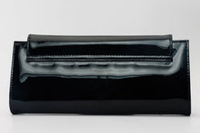 Load image into Gallery viewer, The Ege Black Patent Leather Clutch