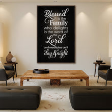 Load image into Gallery viewer, Blessed Is The Family Faith Sign II