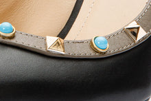 Load image into Gallery viewer, The Tikapur Black Leather Pump Women Shoe Final Sale!